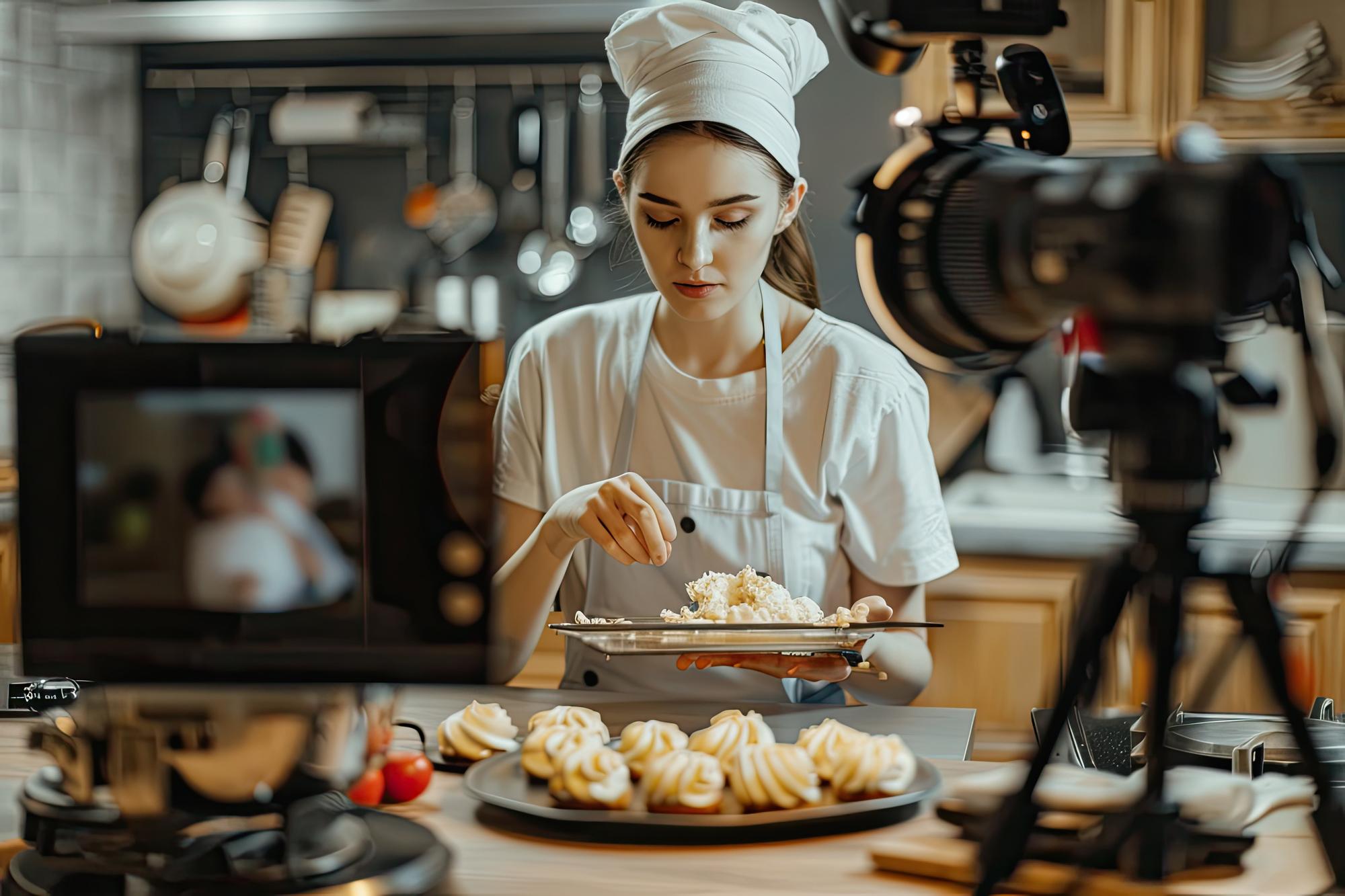 Studio di cucina elegante con attrezzatura professionale