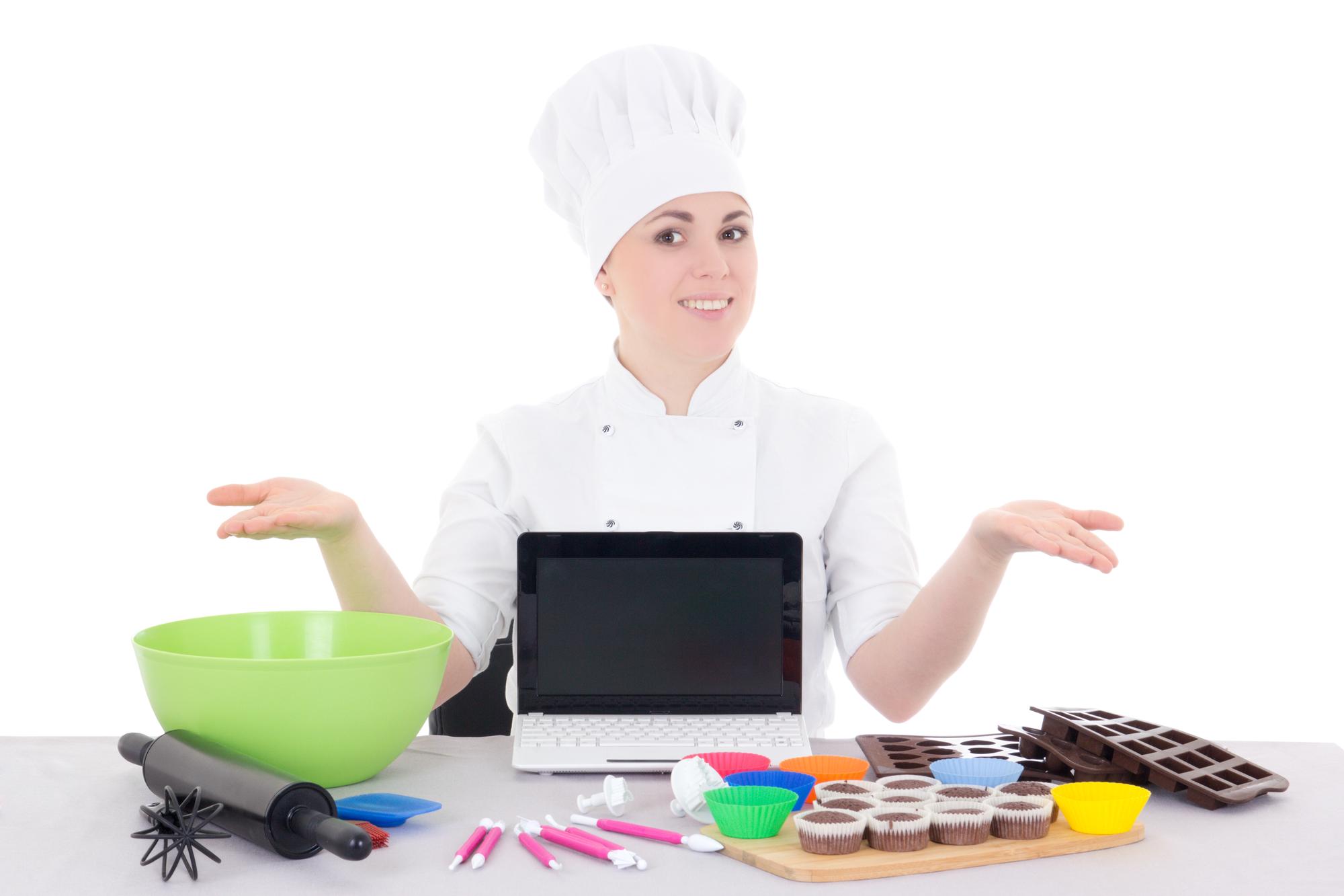 Studio di formazione culinaria con chef al lavoro
